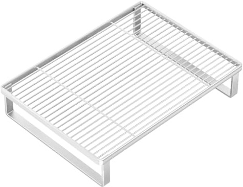 Grille de four à micro-ondes pour cuisinière de cuisine - Construction en métal - Support fiable pour économiser de l'espace - Organiseur pour cuisinière à induction - Étagère multifonction 40 x 30 x