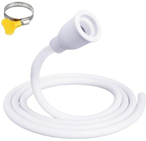 1 Pcs Portable Sink Faucet Hose Attachment, Adjustable Kitchen Tap Connector,Portable Sink Hose for Kitchen Bathroom, Ideal for Filling Buckets Tanks, Washing Hair, Rinsing Vegetables & Pet Bathing