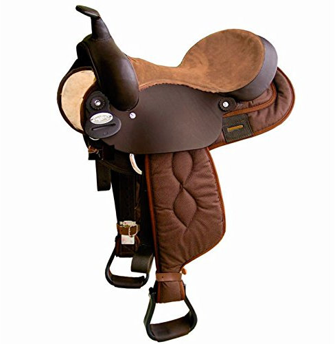 Sattel BRAD REN'S DA PLEASURE aus amerikanischem Leder und Cordura braun 15