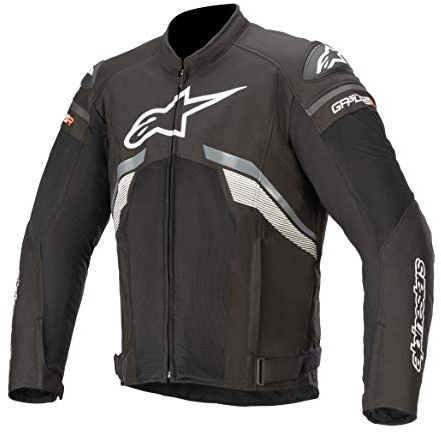 Alpinestars T-GP Plus V3 Air Giacca tessile motociclistica Nero/Bianco/Grigio