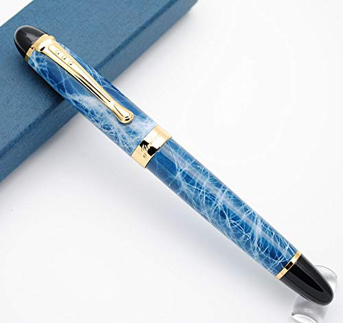 JINHAO X450 Füllfederhalter M Feder (Grüner Marmor, M Feder)