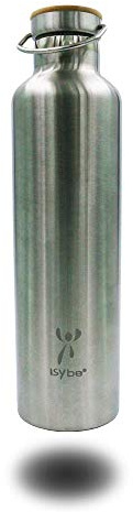 ISYbe Trinkflasche Edelstahl, BPA-frei, auslaufsicher, isoliert, nachhaltig (1000ml)