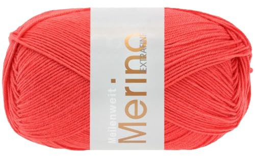 LANA GROSSA Meilenweit 100 Merino extrafine | Hochwertiges Sockengarn, waschmaschinenfest | Handstrickgarn aus 75% Schurwolle & 25% Polyamid | 100g Wolle, Stricken & Häkeln | 420m Garn FB2405