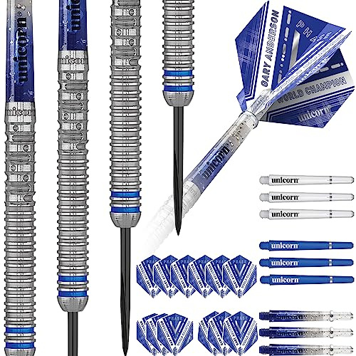 Unicorn Steel Darts W.C. Gary Anderson Phase 5 90% Tungsten Steeltip Darts Steeldart 22 Gramm