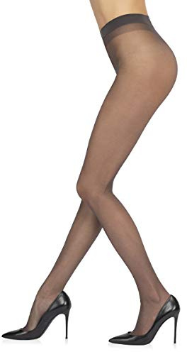 Sarah Borghi Dream 15 Collant Donna Velato 15 Denari, Calze in Lycra con Tassello in Seta e Cucitura Piatta, Made in Italy