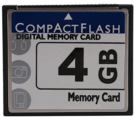 Dacvgog 4GB Compact Flash Memory Card(White&)