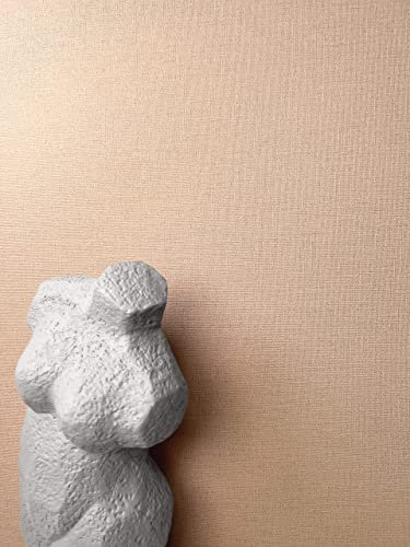 NEWROOM carta da parati Marrone Tinta Unita Tessuto non Tessuto - Uni Malva Rosa Antico Struttura Tessile