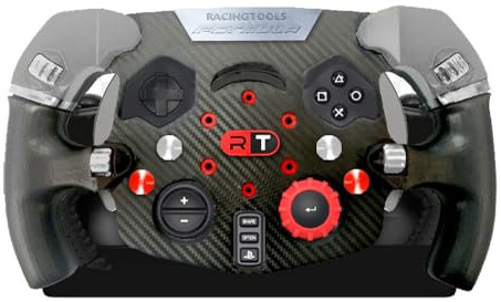 RacingTools Lenkradkranz Formula für Logitech G29/G923 – Simracing Lenkrad-Ersatz, Starre Monoblock-Bauweise