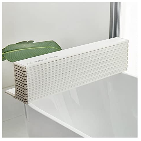 Couverture De Baignoire Polypropylène Pliant Baignoire Couverture, Blanc Couverture Anti-poussière Ponts De Baignoire, Panneau Isolant pour La Plupart des Baignoires, 1cm D'épaisseur Pliante (Color :