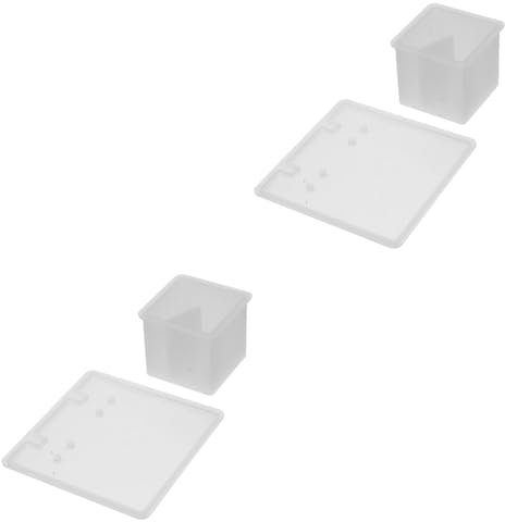 VILLCASE 2sätze Diy Silikonform Für Schmuckständer Earring Rack Necklace Stand Wiederverwendbare Gießform Für Kreative Bastelprojekte Für Ohrringe Und Halsketten Passt Jedes Zuhause