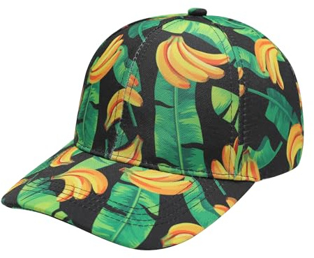 ZLYC Damen Sommer Baseball Cap Mode Blumen Atmungsaktiv Basecap
