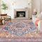 Cekene Tappeto orientale grande per soggiorno 200 x 290 cm antiscivolo lavabile in lavatrice tappeto a basso profilo per interni cucina sala da pranzo sala giochi