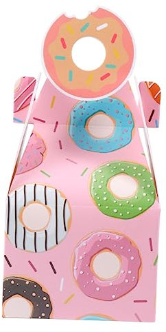 COLLBATH 25 Stück Bedruckte Papierboxen Hochzeitstortenboxen Party-tortenboxen Zum Verpacken Von Kuchen Und Süßigkeiten Leicht Und Sicher