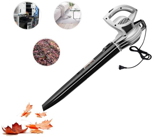 Souffleur électrique, Souffleur De Feuilles Filaire Léger Haute Puissance 2000 W, Aspirateur Domestique Puissant Industriel avec Tube Amovible, Résistance Aux Hautes Températures pour Ordinateurs