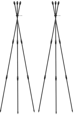 Duroecsain Estructura Trepadora Para Plantas Enredaderas,Soporte para Vegetales en Maceta – 2 Piezas - Estructura Vertical Ahorro de Espacio Jardín Para Pepino Uva Rosal Viñedo Patio Balcón Paisajismo