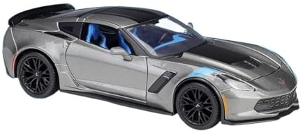 ZHRDWE Copie Fidèle l'Origine Modèle Voiture Jouet Chevrolet Corvette Grand Sport 2017 Alliage Vert Moulé sous Pression 1:24 Cadeau pour Garçons Et Adolescents Maquette Voiture