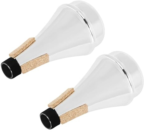 MOTHNUR Sordina per Tromba in Plastica Leggera a Tazza Mini Sordina per Esercitazione Silenziosa Set da 2 Pezzi Adatta per Principianti e Musicisti in Ambienti Condivisi