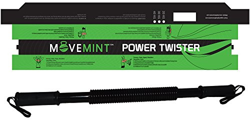 MOVEMINT Power Twister Brustwiderstandstrainer, Federsteg-Trainingsgerät (20 kg bis 100 kg Optionen)