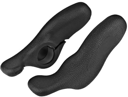 UPANBIKE Bike Bar Ends Bicycle Ergonomic Antislip Handlebar Ends for MTB Mountain City Bike 22.2mm Clamp (One Pair)