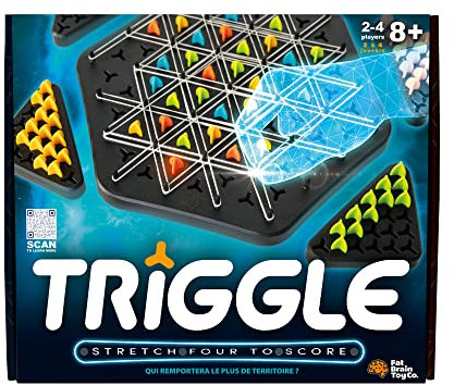 Fat Brain Triggle, Kids Strategy Game, Educational Brain Teaser & Puzzle, Suitable For Boys & Girls Aged 8 Years Or Above