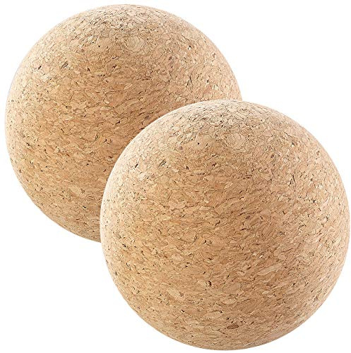 newgen medicals Faszienmassageball: 2er Pack Massage-Ball und Faszien-Trainer zur Selbstmassage, Ø 6,5 cm (Faszien-Kugeln, Therapieball, Füße)