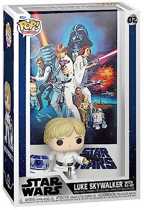 Funko POP! Movie Poster: SW - Luke Skywalker - A New Hope - Star Wars - Collectable Vinyl Figure - Gift Idea - Official Merchandise - Toys for Kids & Adults - Movies Fans