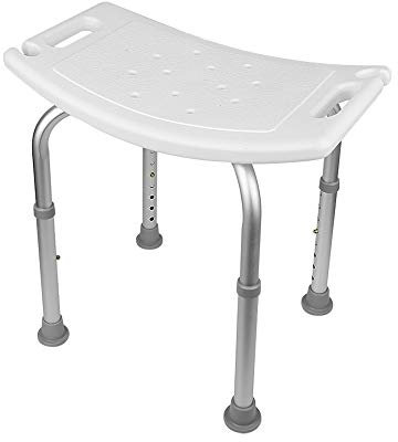 Siège de Douche Tabouret de Douche, Chaise de Douche, Tabouret Baignoire Antidérapant et Réglable- Aide à la Douche,51 * 39 * 43-60,5cm (B)