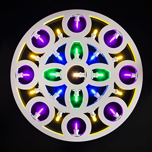 Luminaria da interni Modello E - 25 luci - alimentatore 12V fornito - luci di ricambio