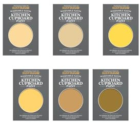 Rust-Oleum Kitchen Cupboard Paint in Satin Finish – Warming Yellows Tester Box