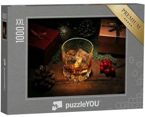 Puzzle 1000 pièces XXL « Un Verre de Cognac ou de Whisky »