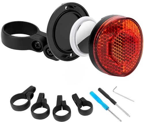 QWORK® Supporto per Bicicletta con Riflettore, Riflettore per Bicicletta con Alta Riflettività, Supporto per Riflettore Biciclette, Compatibile con Apple AirTag