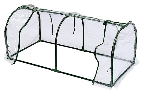 MOTUZP Mini-Gewächshaus, Kunststoff-Gewächshaus für Den Außenbereich, Transparentes Zelt für Drinnen oder Draußen, für Pflanzen, Wasserdicht, UV-beständig, Heißes Haus für Garten,(180 * 90 * 90cm)