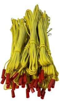 Encendedor artificial 150 unidades/200 cm de color Amarillo-El disparador más popular en el campo de los fuegos artificiales Zenda club® (150)