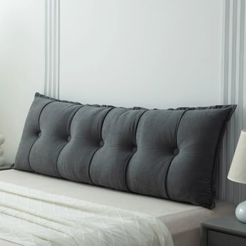 B,120x45x15cm, Rückenkissen Keilkissen Für Bett Und Sofa Weich Hautfreundlich Lendenkissen Bett-Rückenstütze Kopfteil Lesekissen Zur Unterstützung Der Lendenwirbelsäule