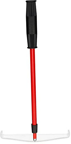 Vaguelly Pokerchip-rechen Chip-sammler Teleskop-chip-rechen Poker-Werkzeug - Werkzeug Für Chip-sammelstange Pokerzubehör Partyzubehör (rot)