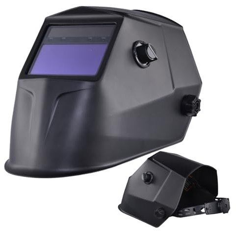 Welding Hood Auto Darkening - Heat Cover - Welder Hood Masque - For Arc Tig Mig Grinding Cutting Industrial Construction Automotive Metal Fabrication Repair Shops