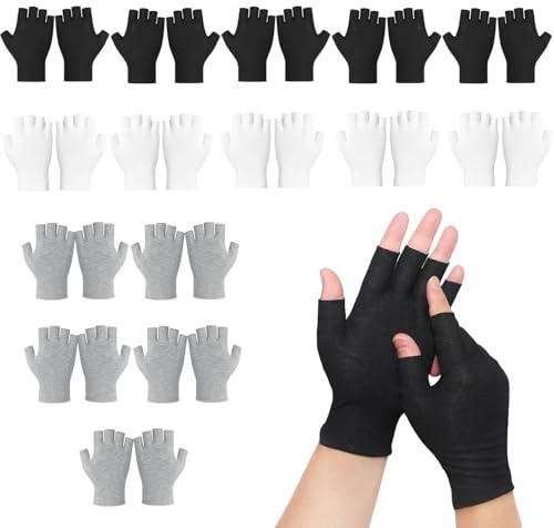 Xynovate 15 Pairs Cotton Moisturizing Gloves, Cotton Gloves for Eczema