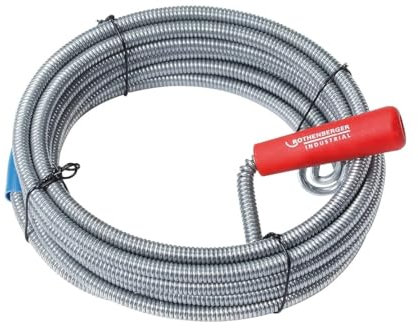 Rothenberger Sonda 3 Metros Ø 6 Émbolo de Resorte Lavabo Water Wc