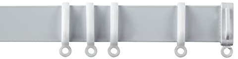Aluminium Curtain Track In White (150CM)