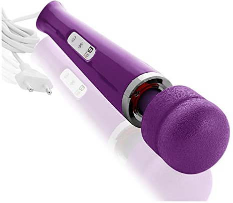 L'ORIGINALE di BuyAndFeelGood massaggiatore vibratori a bacchetta magica con 20 Vario/10 Velocità - Vibratore clitorideo per Lei con Stimolazione del Clitoride - Viola