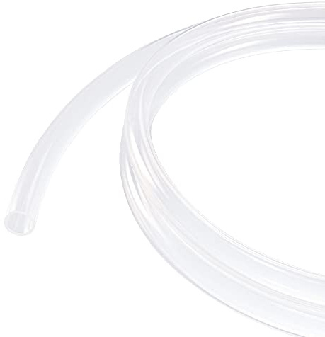 sourcing map Tuyau Flexible PVC Transparent Vinyle Tube PVC 10mm Diamètre Interne 12mm Diamètre Externe 2 Mètre de Longueur Flexible Léger pour Eau Tube Air Ligne