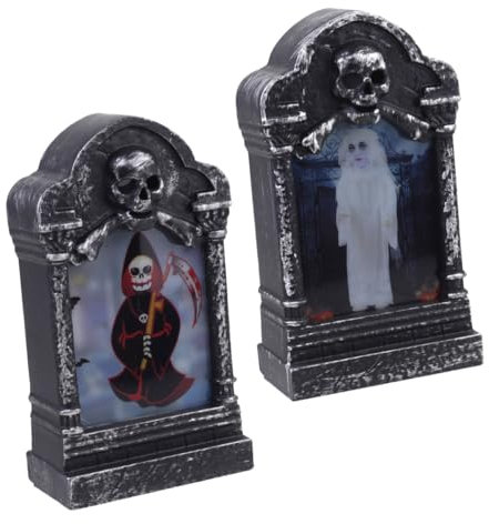 Housoutil Luci A Bulbo Oculare Di Halloween Lampade Decorative Per Lapidi Accessorio Per Feste Di Halloween