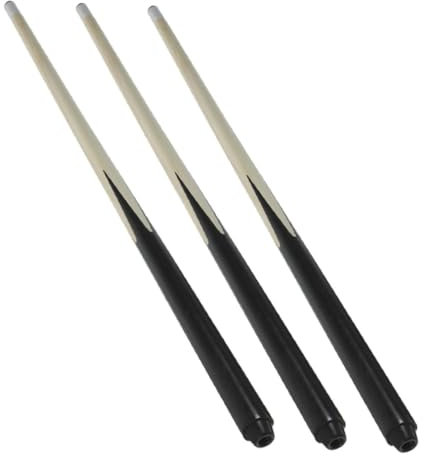 ibasenice 3stücke Kindgerechte Mini Billardqueues Aus Robustem Holz Kurze Pool Queues Für Junge Mädchen Fördert Konzentration Und Koordination Portable Und Langlebige Tischkugel Schläger Für