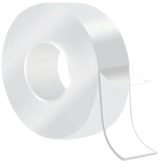 Ruban adhésif double face nano résistant 1 mm 2 mm Transparent 3 m 5 m 10 m Bandes double face Ruban adhésif étanche pour maison Bande de 5 cm (1,97 po) - 1 pièce - 5 m (197 po) - 2 mm (0,08 po)