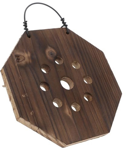 Toddmomy Wanddekor Mit Geweihfarn-präsentationstafel Aus Naturholz Wandpflanzgefäße Für Innenbereich Wpc-hängepflanzgefäß Für Sukkulenten Orchideen Zimmerpflanzen