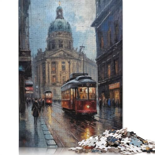 Berlin, Deutschland, Kunstpuzzle, 520 Teile, für Teenager, Geschenke, Holzpuzzle für Erwachsene, Puzzle für Erwachsene, 520 Teile (52 x 38 cm)