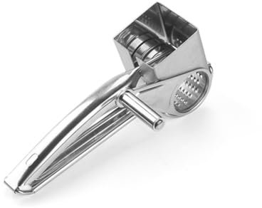 Cabilock Rallador De Queso Rotativo Inoxidable Rallador Queso Duro Cortador y Rebanador