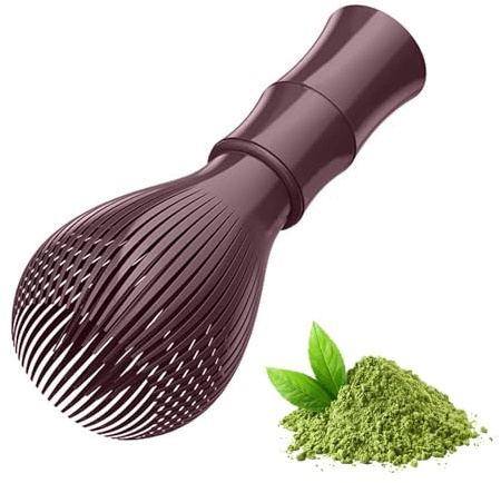 AOTISBAO Matcha-Schneebesen,PP HarzPP Harz Matcha Rührer, traditionelle handgefertigte japanische Matcha Tee Mixer Pinsel Mischwerkzeug Zubehör für Teezubereitung Matcha (Kaffee)