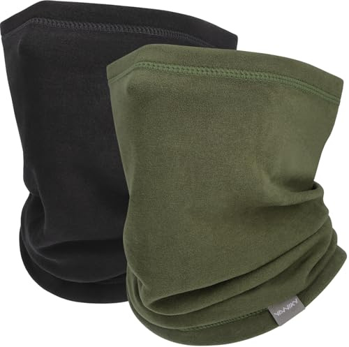 YANIKY Schlauchschal Winddicht Multifunktionstuch Winter Halstuch Herren Weich Atmungsaktiv Loop Schal Damen Warm Sportschal Halswärmer für Motorrad, Ski, Fahrrad, Laufen