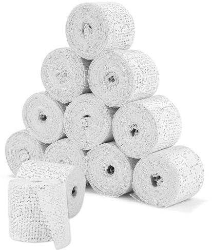 Set di 10 rotoli da 2,7 m x 7,5 cm – Bende in gesso per pancia del bambino, rotoli di gesso, ideale per modellare impronte di gravidanza